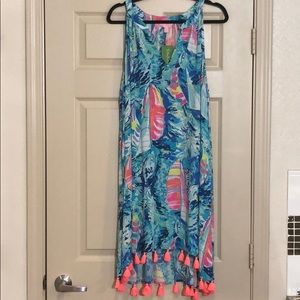 Lilly Pulitzer Roxi Dress Sparkling Bl Size XL